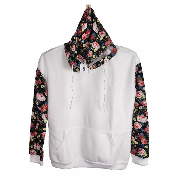 Finejo Women Hoodie Long Sleeves Polyester Pullover Light Weight Pockets XL - Picture 7 of 7